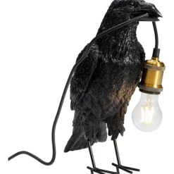 KARE Design Luminaires>Lampe à poser Animal Crow noir mat 34cm