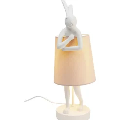 KARE Design Luminaires>Lampe à poser Animal Rabbit blanc/rose 50cm