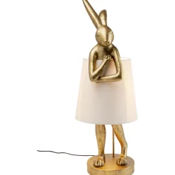 KARE Design Luminaires>Lampe à poser Animal Rabbit doré/blanc 88cm