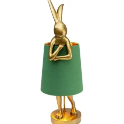 KARE Design Luminaires>Lampe à poser Animal Rabbit doré/vert 68cm