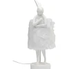 KARE Design Luminaires>Lampe à poser Animal Rabbit Fur blanc/argenté 50cm
