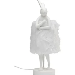 KARE Design Luminaires>Lampe à poser Animal Rabbit Fur blanc/argenté 50cm