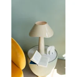 KARE Design Luminaires>Lampe à poser Cloudy rond écru 49cm