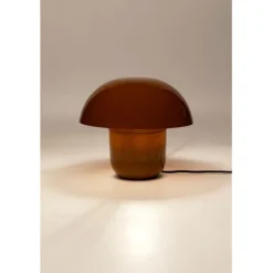 KARE Design Luminaires>Lampe à poser Mushroom Shiny marron 27cm
