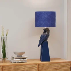 KARE Design Luminaires>Lampe à poser Parrot bleu 84cm