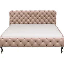 KARE Design Meubles>Lit Desire velours écru 180x200cm