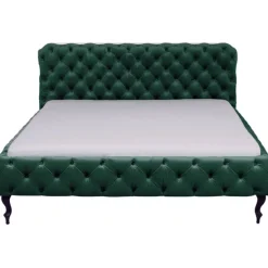 KARE Design Meubles>Lit Desire velours vert 180x200cm