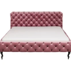 KARE Design Meubles>Lit Desire velvet rose 180x200cm