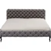 KARE Design Meubles>Lit Desire Velvet Silver Grey 200x200cm
