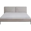 KARE Design Meubles>Lit East Side velours côtelé gris 160x200