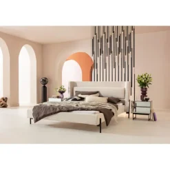 KARE Design Meubles>Lit Tivoli écru 180x200