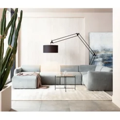KARE Design Meubles>Lucca élément d angle droite gris 89cm