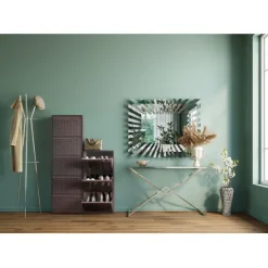 KARE Design Meubles>Meuble à chaussures Caruso 5 argenté (Mailorder)