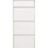 KARE Design Meubles>Meuble à chaussures Caruso 3+1 blanc