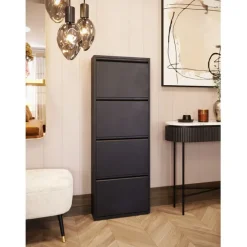 KARE Design Meubles>Meuble à chaussures Caruso 4 noir (MO)