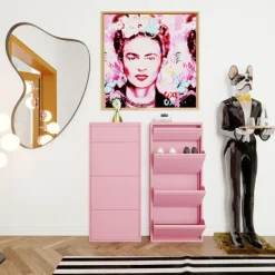 KARE Design Meubles>Meuble à chaussures Caruso 3+1 rosé (MO)