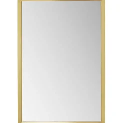 KARE Design Meubles>Miroir mural Arezzo laiton 80x120cm