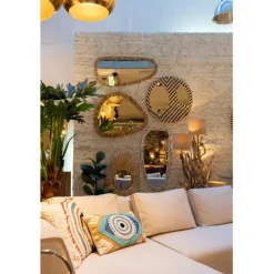 KARE Design Meubles>Miroir mural Bora Bora 65x77cm