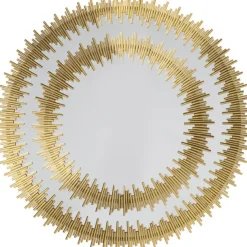 KARE Design Meubles>Miroir Solare doré Ø132cm