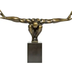 KARE Design Accessoires>Objet décoratif athlète bronze 75cm