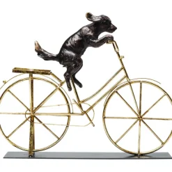 KARE Design Accessoires>Objet décoratif Dog With Bicycle 44cm