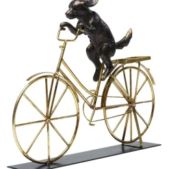 KARE Design Accessoires>Objet décoratif Dog With Bicycle 44cm