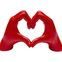 KARE Design Accessoires>Objet décoratif Heart Hands rouge 12cm