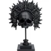 KARE Design Accessoires>Objet décoratif King Skull noir 49cm