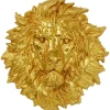KARE Design Accessoires>Objet mural Lion Head doré 90x100cm