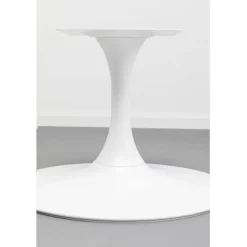 KARE Design Meubles>Pied de table basse Schickeria blanc Ø60cm