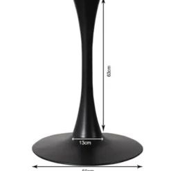 KARE Design Meubles>piètement de table Schickeria noir Ø80cm