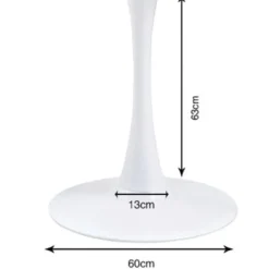 KARE Design Meubles>piètement de table Schickeria blanc Ø110cm