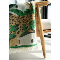 KARE Design Accessoires>Plaid Jungle Leo 170x130cm