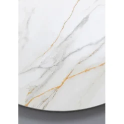 KARE Design Meubles>Plateau de table Invitation rond Ceramic blanc Ø9