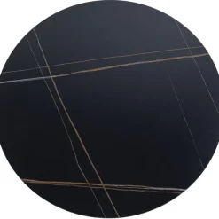 KARE Design Meubles>Plateau de table Invitation rond Ceramic noir Ø120