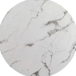 KARE Design Meubles>plateau de table Schickeria marbre blanc Ø110