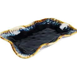 KARE Design Accessoires>Plateau Lio bleu nuit 17x26cm
