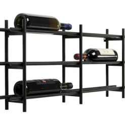 KARE Design Meubles>Porte-bouteilles Cape Town noir 80x34cm