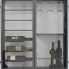 KARE Design Meubles>Porte-bouteilles mural Porto noir 75x80cm