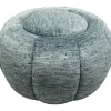 KARE Design Meubles>Pouf Fiori bleu Ø52cm