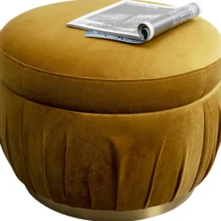 KARE Design Meubles>Pouf Nube jaune Ø56cm