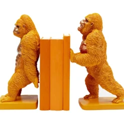 KARE Design Accessoires>Serre-livres Gorilla orange (2/set)