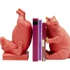 KARE Design Accessoires>Serre-livres Hippo fuchsia (2/set)