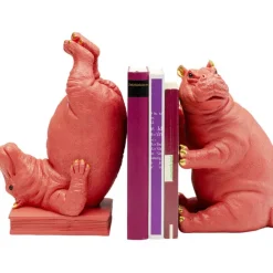 KARE Design Accessoires>Serre-livres Hippo fuchsia (2/set)