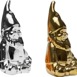 KARE Design Accessoires>Set sel et poivre Gnome argenté-doré (2/Set)
