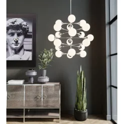 KARE Design Luminaires>Suspension Bulb Fiction 20 argenté Ø102cm