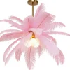KARE Design Luminaires>Suspension Feather Palm rosé Ø87cm