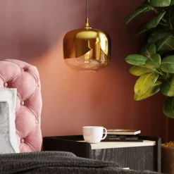 KARE Design Luminaires>Suspension Golden Goblet Ø25cm