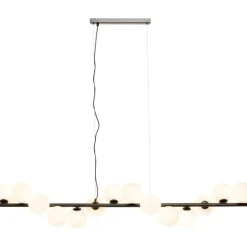 KARE Design Luminaires>Suspension Scala Balls Milky noir 150cm