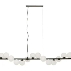 KARE Design Luminaires>Suspension Scala Balls Milky noir 150cm